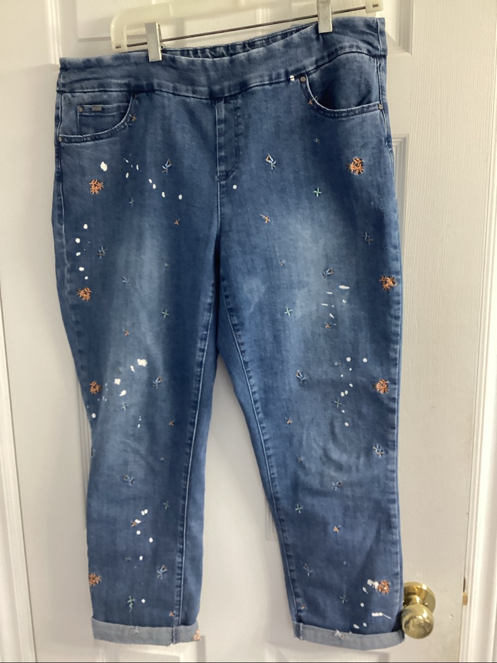 Lisette embroidered jeans